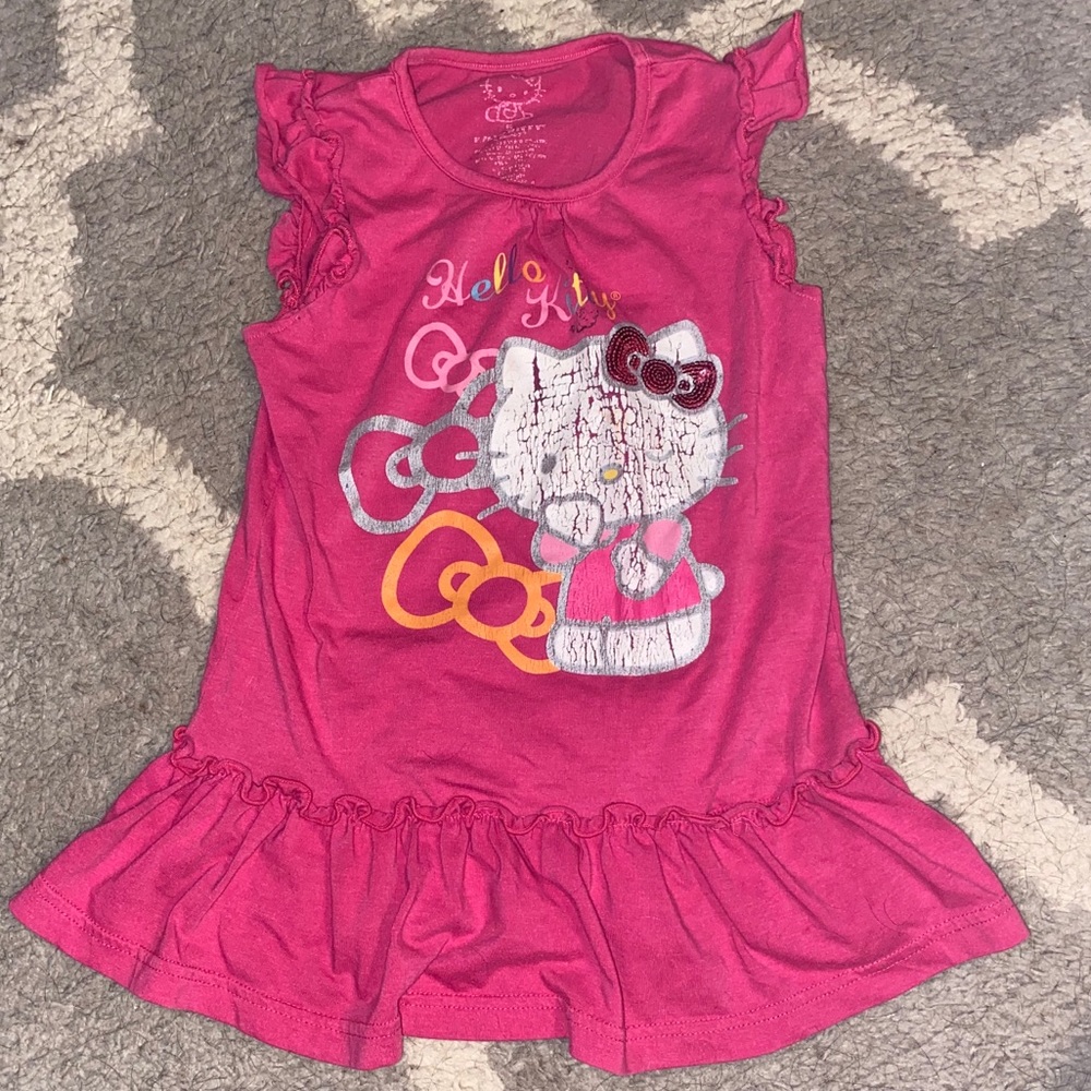 3/$9 or 5/$10 hello kitty pink tank top